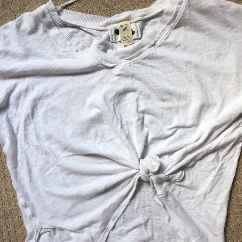 White Free People Tee